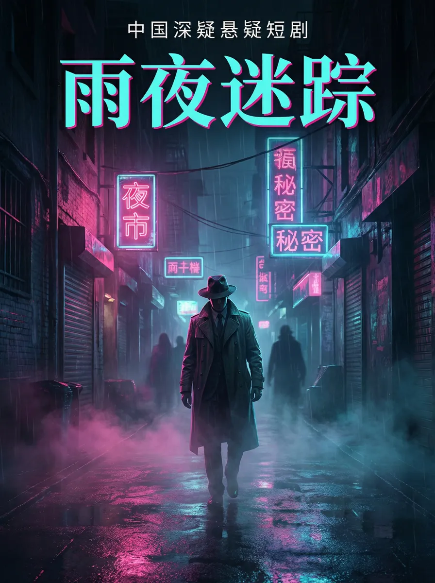 突破禁忌的爱 悬疑追踪短剧 - 雨夜迷踪海报
